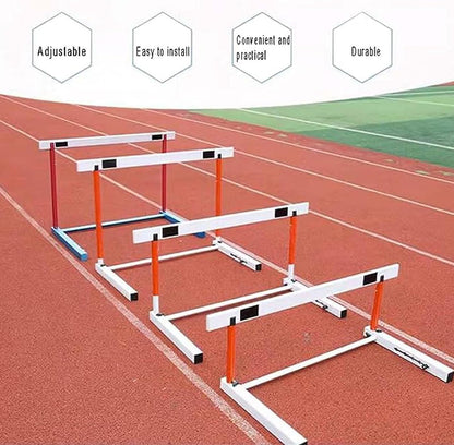 Athletics Hurdles, Height Adjustable Sports Training Hurdle Professional Athlete/Coach Practice Speed Hurdles (106cm)