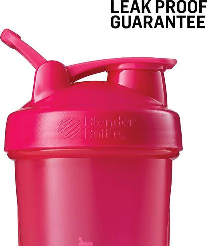 BlenderBottle Classic Loop Top Shaker Bottle, 28-Ounce, Full Color Black