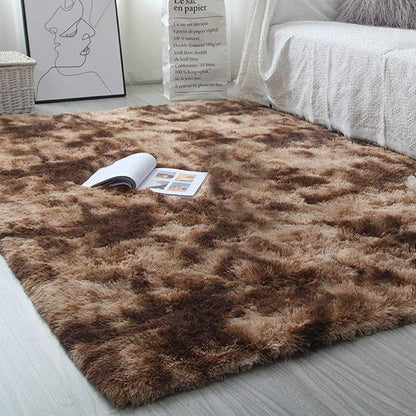 Super Soft Shaggy Rugs Fluffy Carpets, Upgrade Anti-Skid Durable Rectangular Fuzzy Rug, Indoor Modern Plush Area Rugs for Living Room Bedroom Kids Room Nursery Home (200 x 300 cm, Coffee)