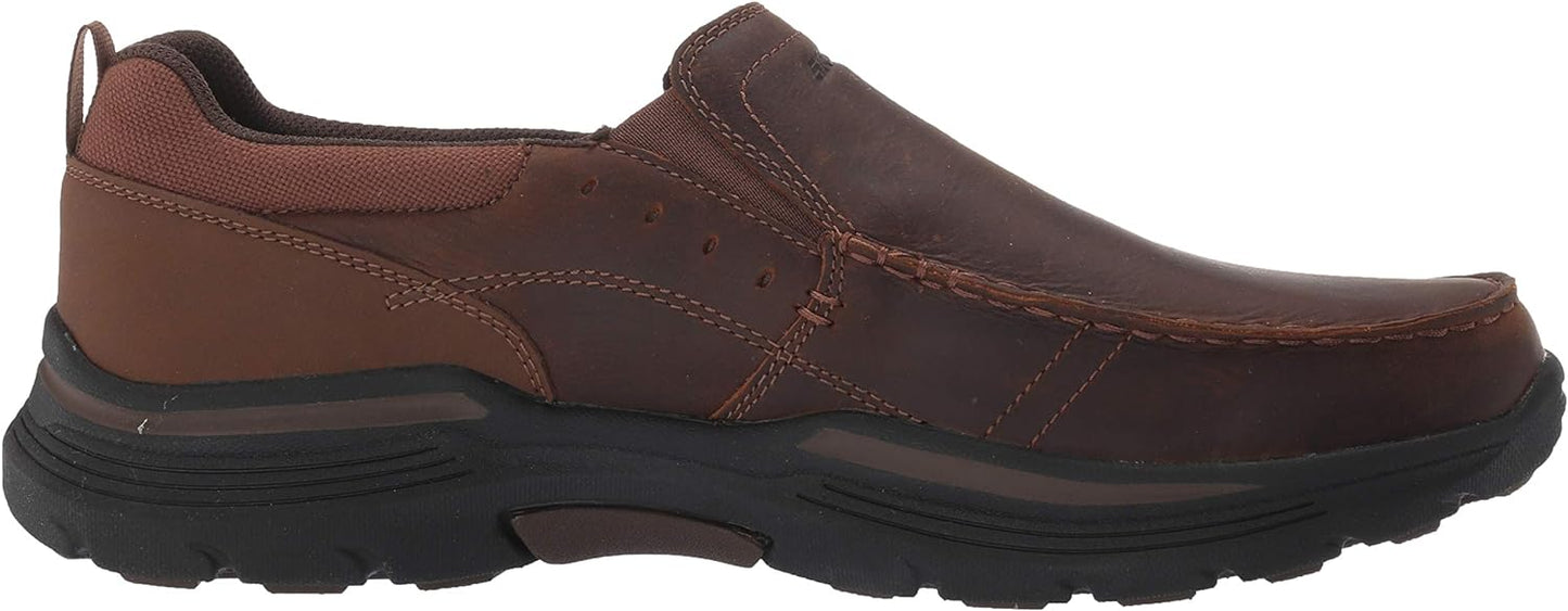 Skechers Expended -Seveno Leather Slip on Leather Slip on mens Moccasin