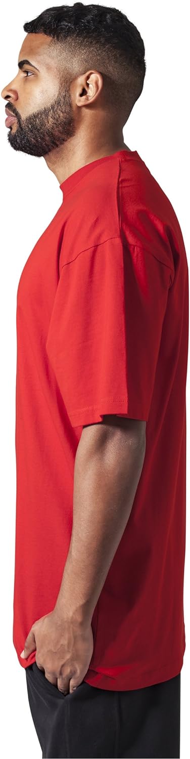 Urban Classics mens Tall Tee Oversized T-Shirt Oversized Short Sleeves T-Shirt with Dropped Shoulders, 100% Jersey Cotton (pack of 1)