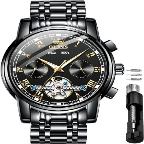 OUPINKE Men's Automatic Mechanical Watches Luxury Business Dress