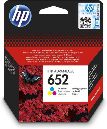 HP 652 Black Original Ink Cartridge [F6V25AE] | Works with HP DeskJet 3787, 3789, 3835, 4535 Printers