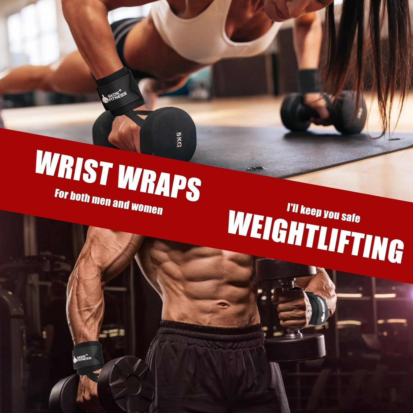 Lifting Straps Deadlift Gym Wrist Straps Weightlifting with Neoprene Cushioned Wrist Padded and Anti-Skid Silicone - for Weightlifting, Bodybuilding, Xfit, Strength Training