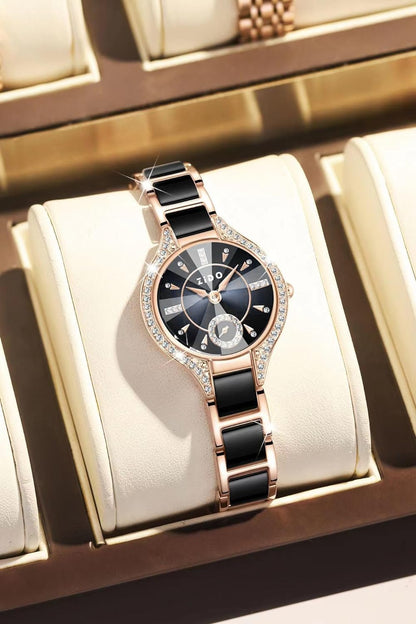 Luxury Womens Watch Gifts Rose Gold for Lady Female Elegant Wrist Watches