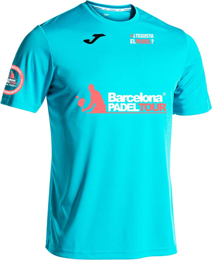 Barcelona Padel Tour | Technical Short Sleeve T-shirt"Te gusta el pádel" | Man | Soft Touch and Quick Drying | Sportswear