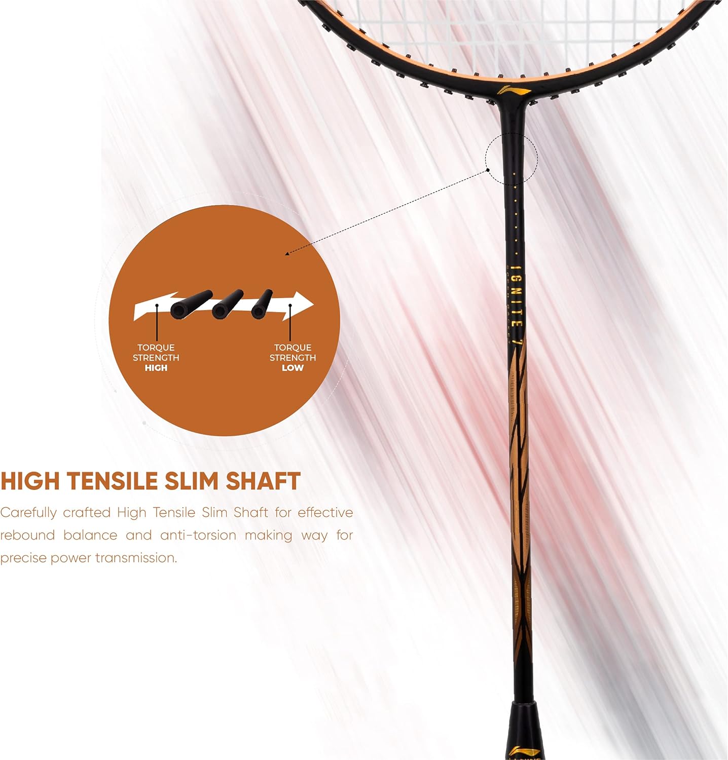 Li-Ning IGNITE 7 (SPEED RACKET. 77 grams)