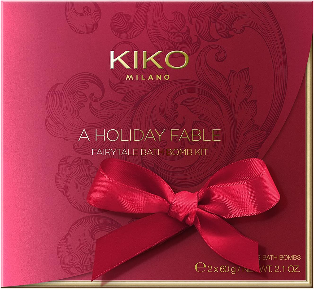 KIKO Milano A Holiday Fable Fairytale Bath Bomb Set | Skincare Kit: 2 Cherry Blossom And Lavender Bath Bombs