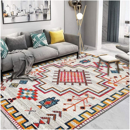 Rugs Carpets Pads Area Rugs Morocco Carpet Living Room Nordic Bedroom Carpet Home Decor Sofa Rug Coffee Table Floor Mat Study Room Vintage Persian Rugs Area Rugs (Size : 100 * 160cm)