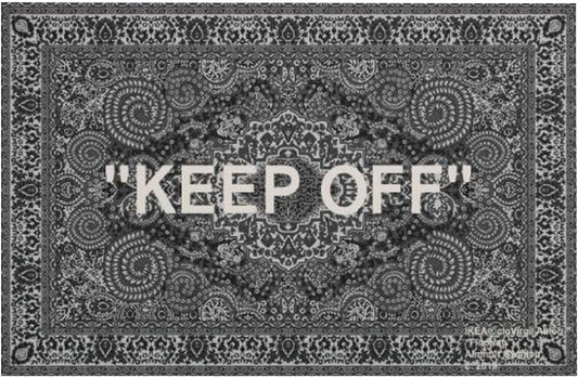 YIKUDU Keep Off Large Rugs Floor Mat Modern Carpet for Home Decoration Area Rug,Cozy Art Decoration Polyester Carpet 36 x 24 inch