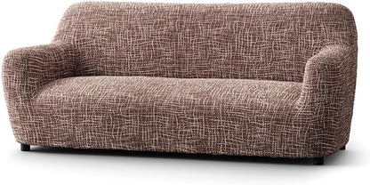 PAULATO BY GA.I.CO. Loveseat Slipcover - Stretch Couch Cover - Cushion Love Seat Sofa Cover - Soft Polyester Fabric Slip Cover - 1-Piece Form Fit Washable Protector - Microfibra - Vittoria Green