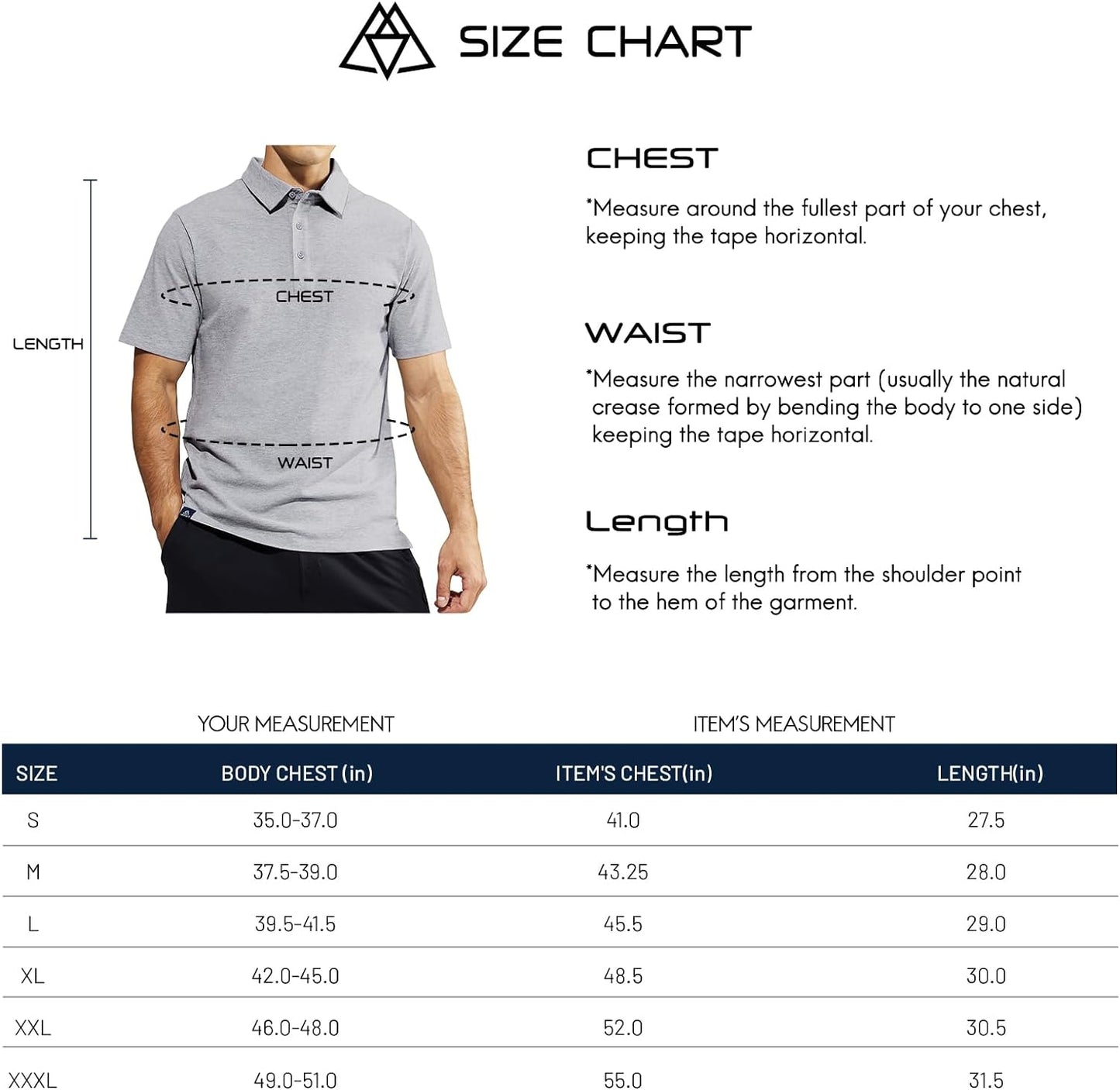 Haimont Men's Polo Shirt Cotton Golf T-Shirts Long and Short Sleeve Collared Shirts for Uniform, Casual, Business, Work