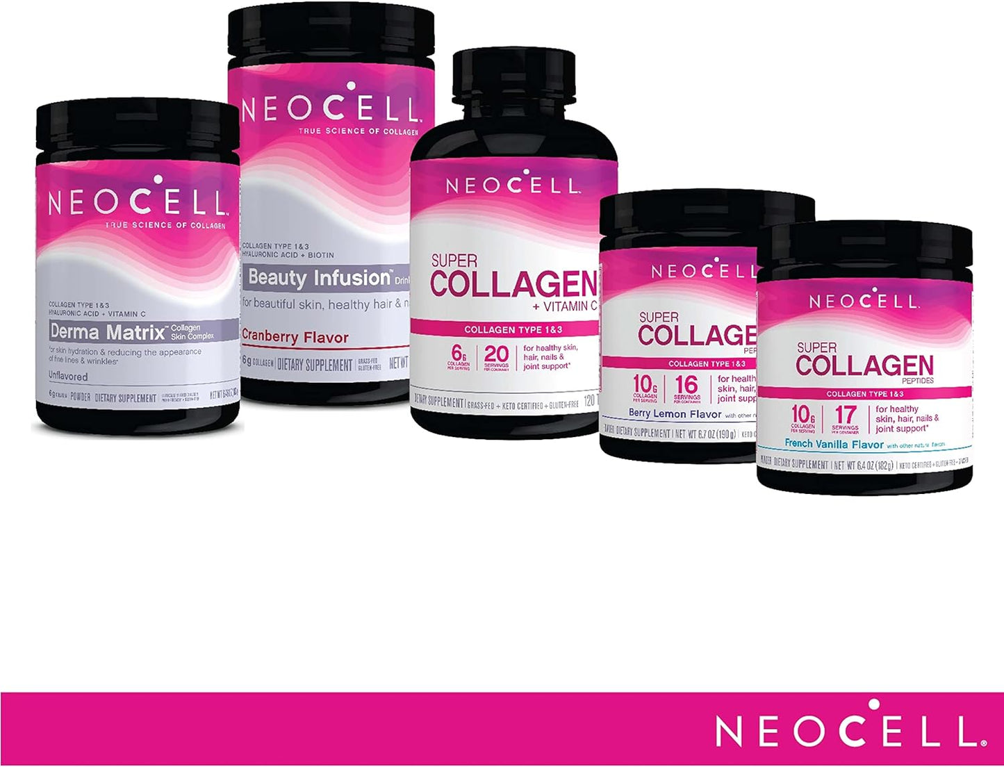 Neocell Super Collagen PlUS C, 250 Tablets