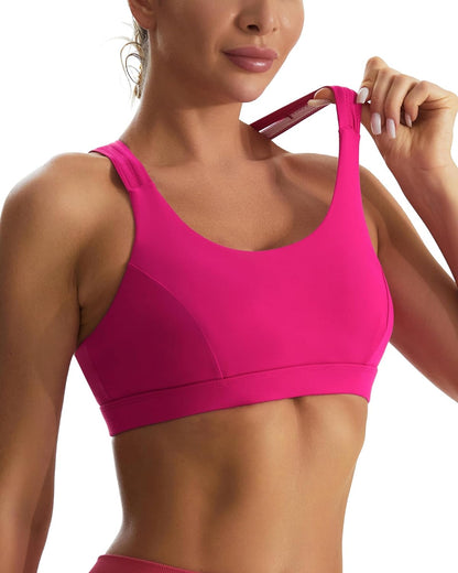 RUNNING GIRL womens Full Coverage Women's Plus Sports Bras