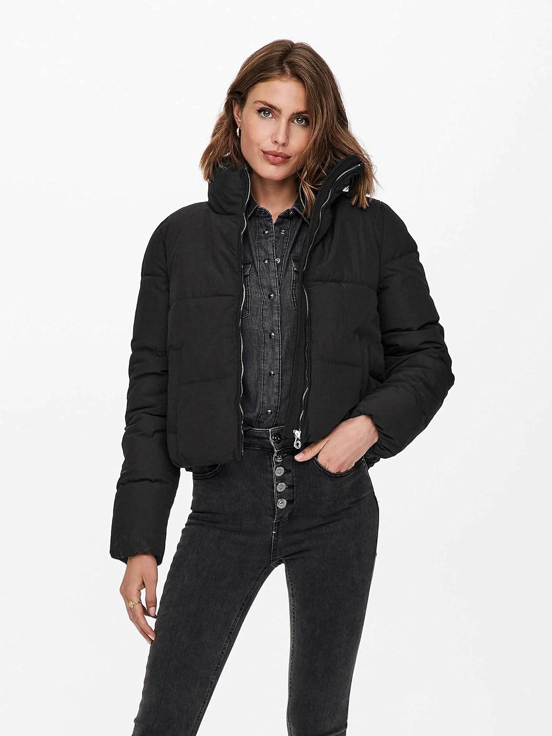 Only Women's ONLDOLLY SHORT PUFFER JACKET OTW NOOS Jacket