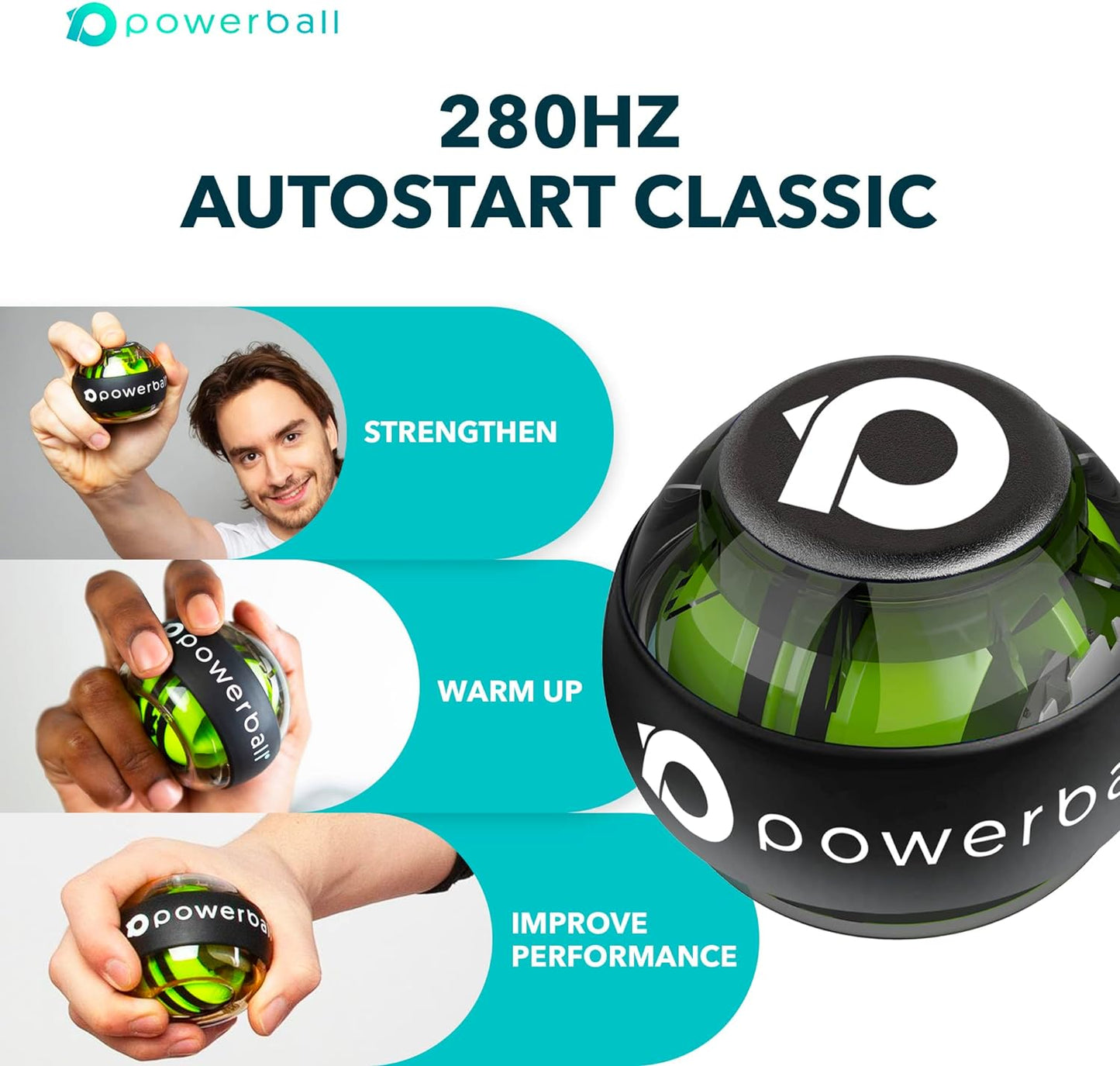 NSD Powerball Autostart Range - Strengthening & Rehabilitation Gyroscopes