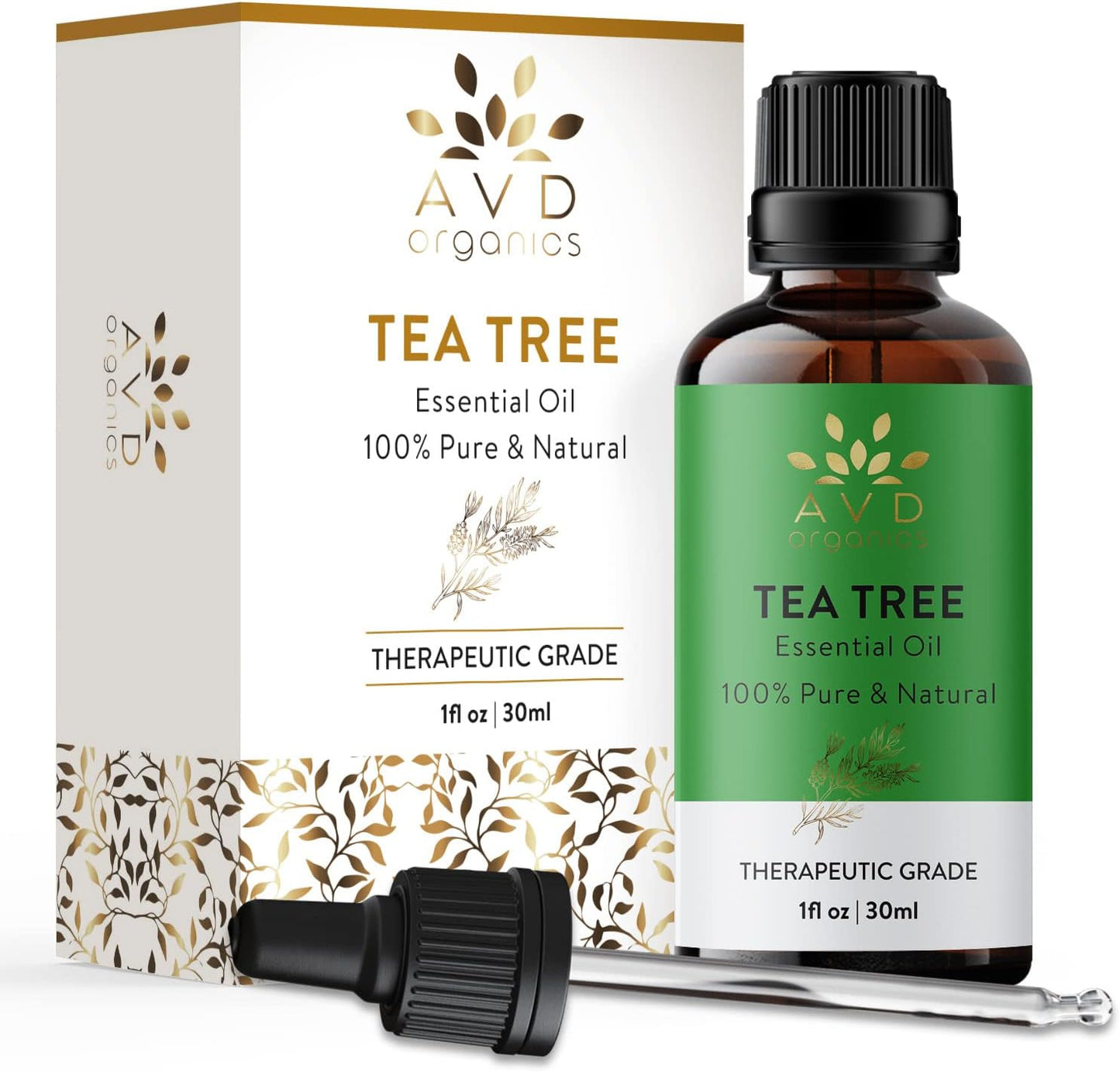 AVD Organics Sweet Orange Essential Oil 100ml - Pure, Natural, Cold Pressed & Undiluted -Use in Aromatherapy Diffusers for Mood Lifting - 3.38 fl. Oz