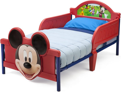 Delta Children 3D-Footboard Toddler Bed, Disney Minnie Mouse