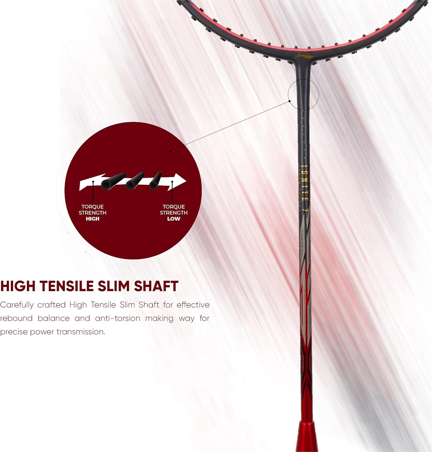 Li-Ning IGNITE 7 (SPEED RACKET. 77 grams)