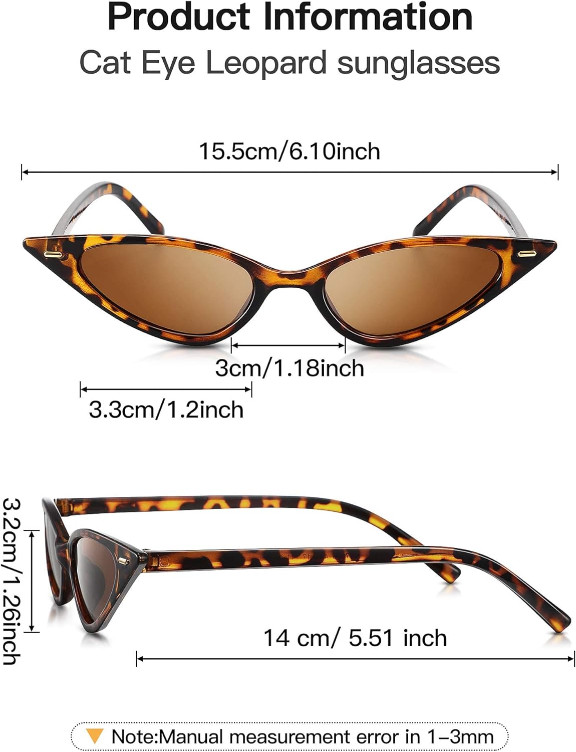 Retro Rectangle Sunglasses Women and Men Vintage Small Square Sun Glasses Protection Glasse, UV400 Protection Glasse, Vintage Driving Glasses 90’s Fashion Narrow Square Frame