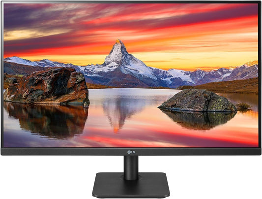 LG 27MP400-B 27” Full HD (1920 x 1080) IPS Display with 3-Side Virtually Borderless Design, AMD FreeSync and OnScreen Control – Black