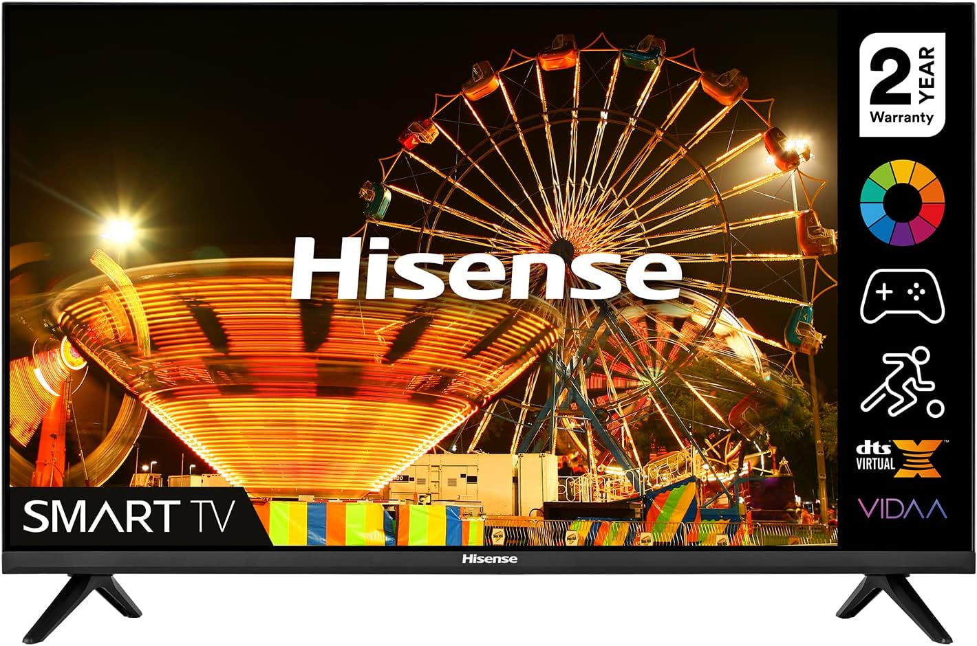 Hisense 32 Inch TV FHD Smart TV With Netflix Youtube Prime Video Dolyby Audio & Bezelless Design Model - 32A4HAE (2022-23)