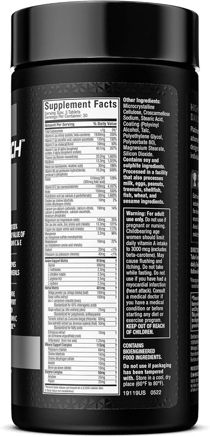 MuscleTech Platinum Multi Vitamin 90ct US (RB)