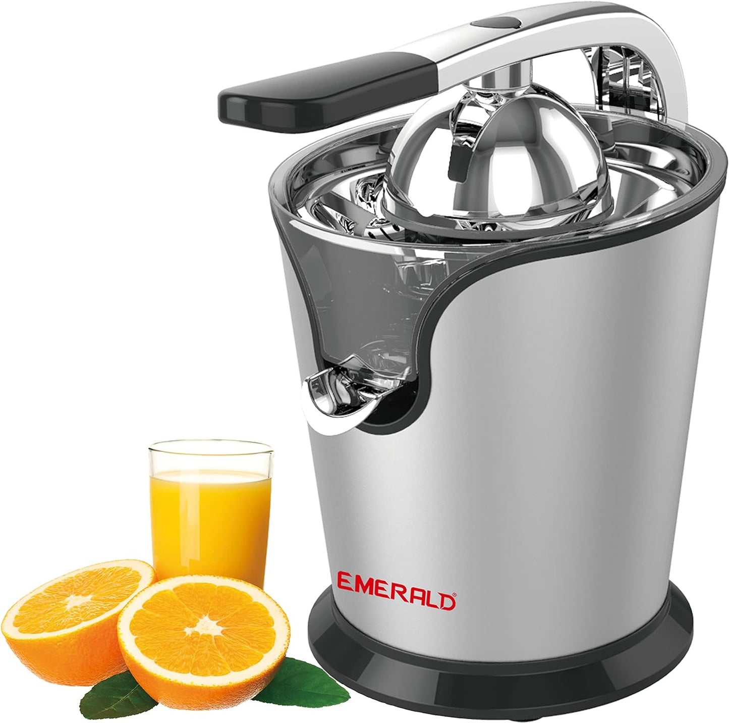 EMERALD Citrus Juicer Pro with Aluminium Handle & Stainless Steel Filter for Seeds EK719CG