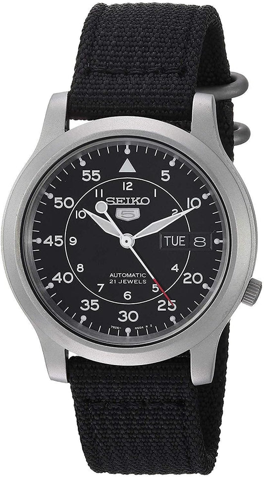 Seiko Men's Quartz Watch, Analog Display And Stainless Steel Strap Snk809K2