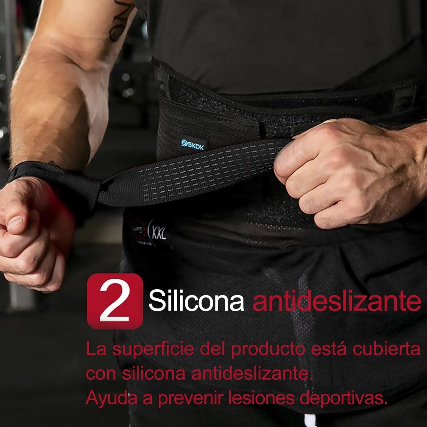 Lifting Straps Deadlift Gym Wrist Straps Weightlifting with Neoprene Cushioned Wrist Padded and Anti-Skid Silicone - for Weightlifting, Bodybuilding, Xfit, Strength Training