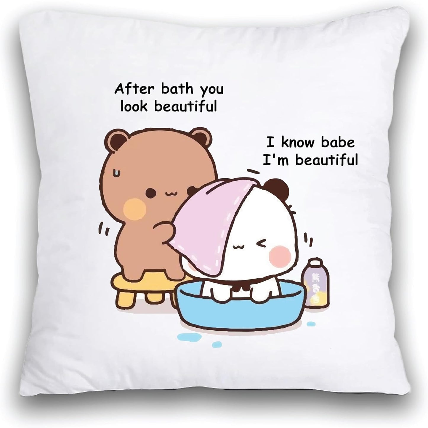 Happy Valentine's Day Pillow to Cuddle with Your Sweetheart - Gifts for your Boyfriend - Husband - Wife - Girlfriend - Valentine's Day Romance to Their Bedroom (Design 4)