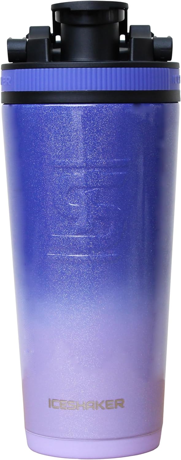 Ice Shaker 770ml Stainless Steel Insulated Water Bottle Protein Mixing Cup - Holds Ice for 30+ Hours As seen on Shark Tank