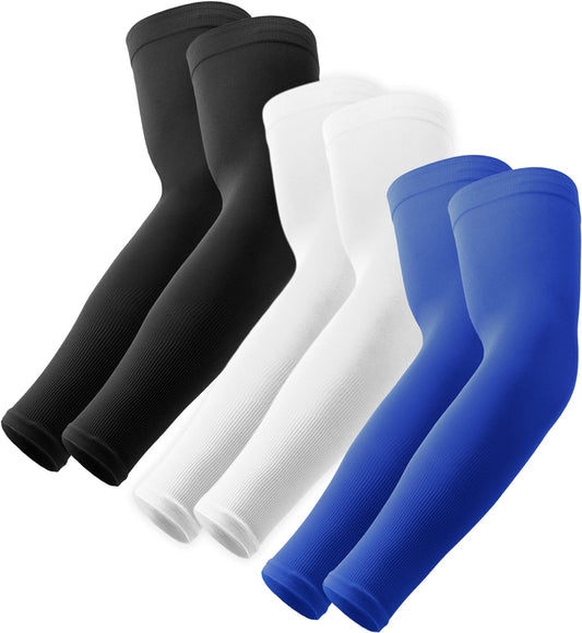 OutdoorEssentials UV Sun Protection Arm Sleeves - Cooling Compression Arm Sleeve - Sports & UV Arm Sleeves for Men & Women