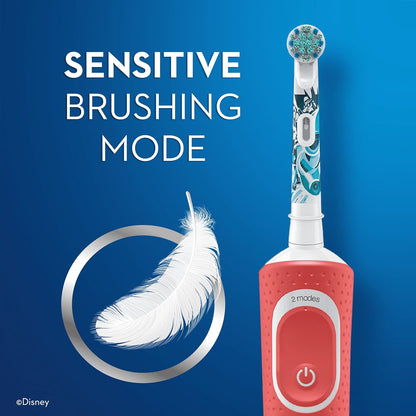 Oral B Vitality D100 CLS Sensi Ultrathin Rechargeable Toothbrush + EB 20-2 Brush Head Bundle