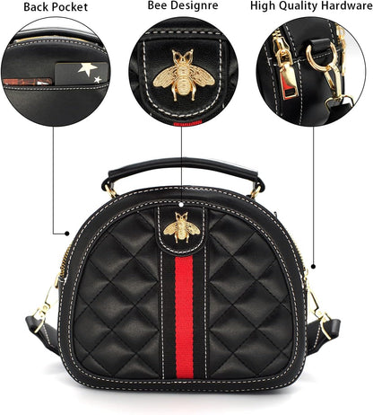 Beatfull Fashion Handbags for Women, Pu Leather Shoulder Bags Cross body Bag with Bee