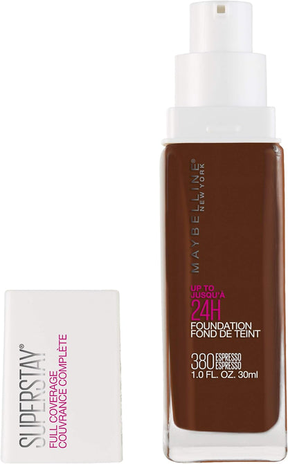 Maybelline Super Stay Full Coverage Liquid Foundation Makeup, Porcelain