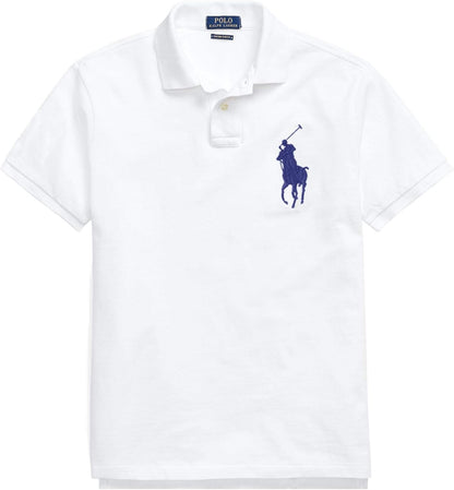 POLO RALPH LAUREN Polo Shirt Classic Custom Fit Short Sleeve Mesh Polo Shirt mens