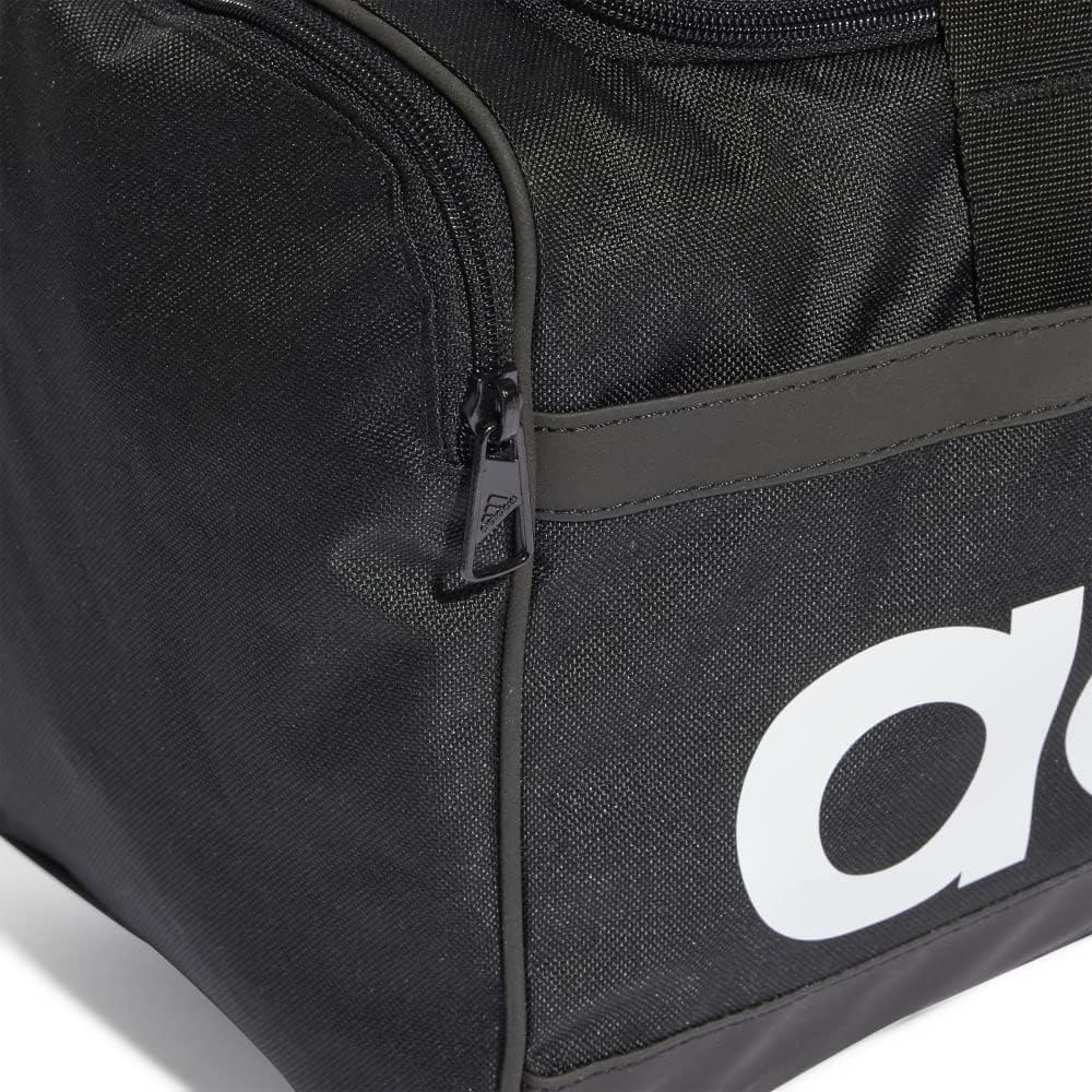 adidas Unisex Essentials Duffel Bag, Black/White, S