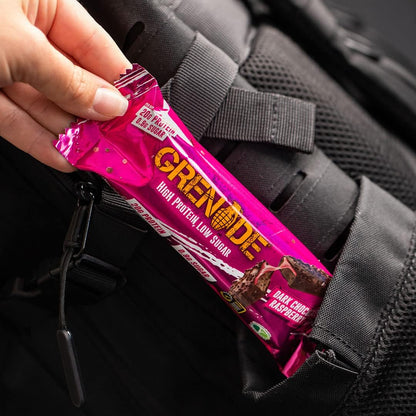 Grenade High Protein, Low Sugar Bar - Chocolate Chip Salted Caramel, 12 x 60 g