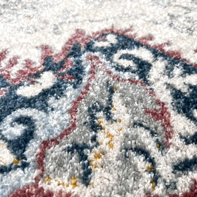 Rugs & Carpets Multi-coloured 250 x 350 cm (8.2 x 11.5 ft) for Living Room/Bed room/Dining Room - Super soft Durable and Stain Resistant