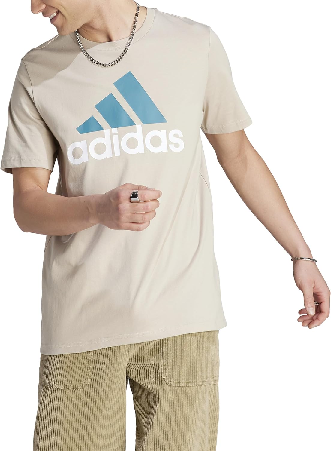 adidas Men's Essentials Single Jersey Big Logo T-Shirt