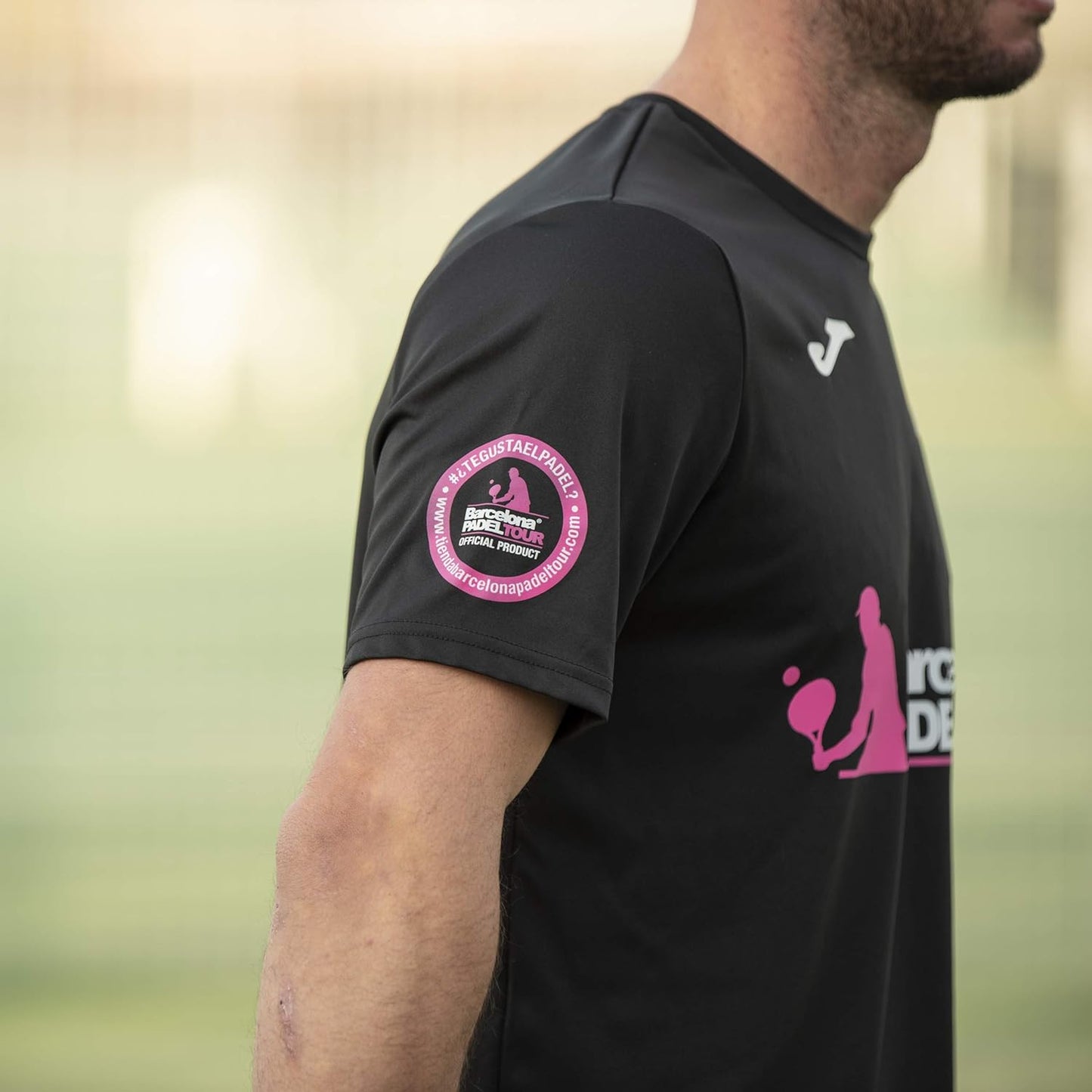 Barcelona Padel Tour | Technical Short Sleeve T-shirt"Te gusta el pádel" | Man | Soft Touch and Quick Drying | Sportswear