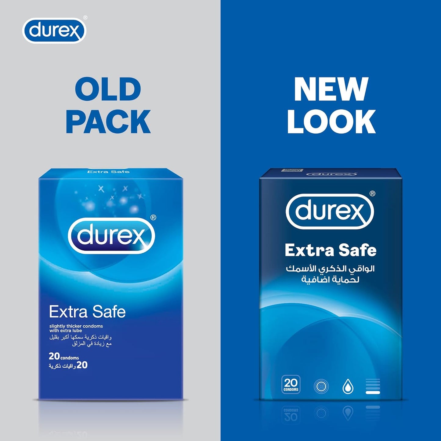 Durex Extra Safe Condom, Pack Of 20 + Durex Flavour Condom, Pack Of 12