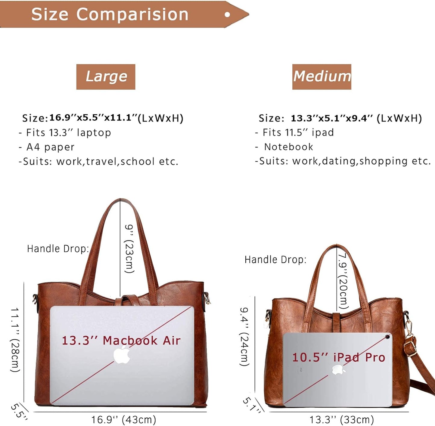 TcIFE Purses and Handbags for Womens Satchel Shoulder Tote Bags Wallets