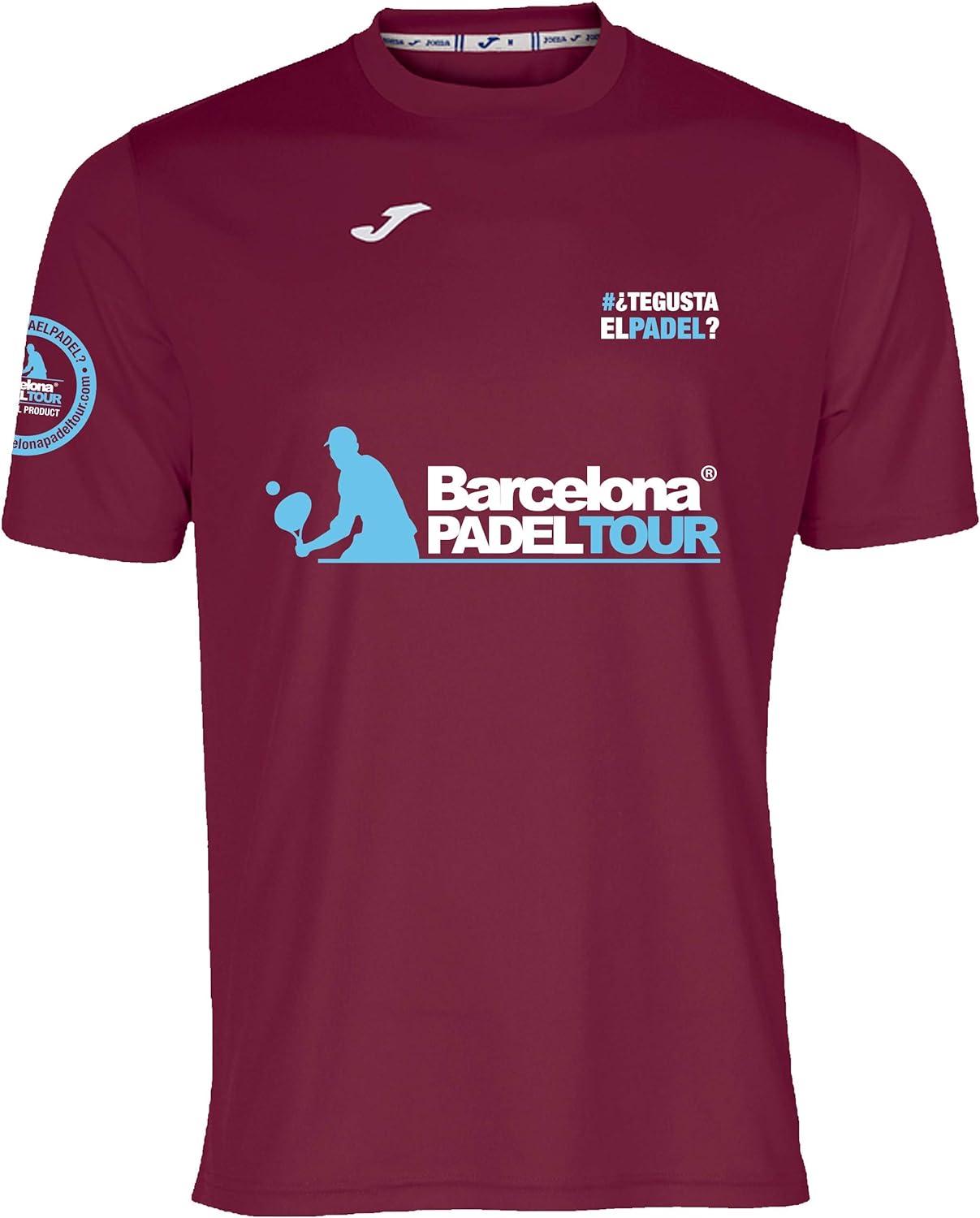 Barcelona Padel Tour | Technical Short Sleeve T-shirt"Te gusta el pádel" | Man | Soft Touch and Quick Drying | Sportswear