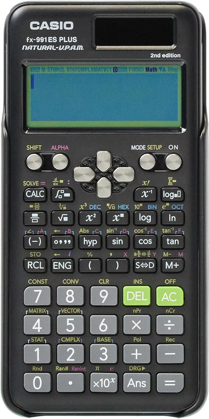 Casio Fx-991Es Plus-2Nd Edition Technical And Scientific Calculator Fx-991Es Plus 2Nd Edition