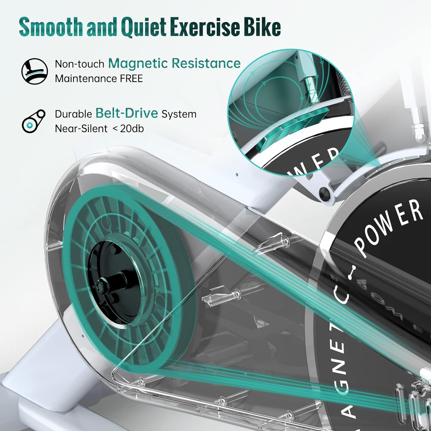 Quiet exercise online bikes