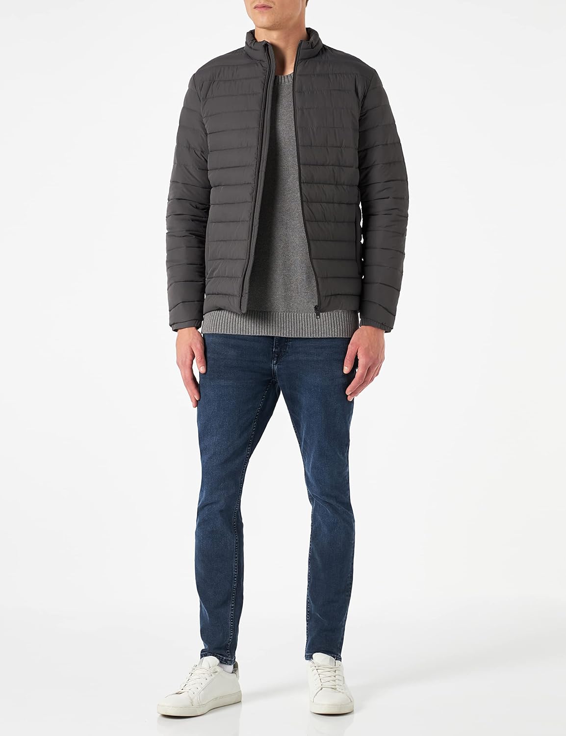 Jack & Jones mens Jjerecycle Puffer Collar Noos Jacket