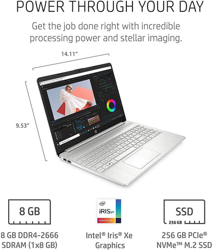 HP 15.6 FHD IPS Flagship Laptop Computer, 11th Gen Intel 4-Core i5-1135G7(Up to 4.2GHz, Beat i7-1060G7), 32GB RAM, 1TB PCIe SSD, Iris Xe Graphics, Bluetooth, HDMI, WiFi, Win11,w/GM Accessories