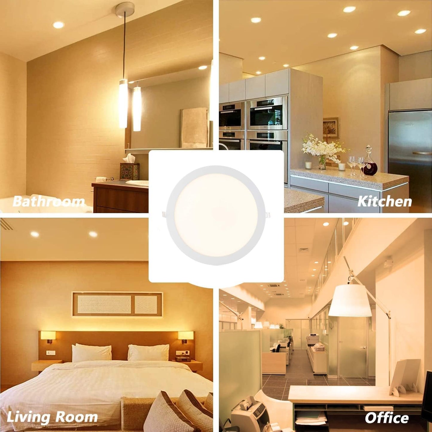 LED Ceiling Ultra Slim Round LED Panel Light Light Modern 20W 3000k Warm White Color Ceiling LED Light Round